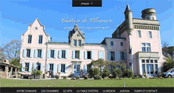 Desktop Screenshot of chateauvilleneuve.com
